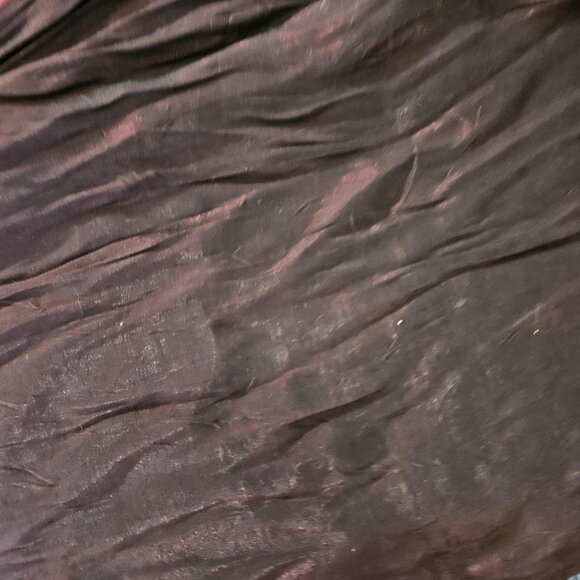 Burgundy Round Tablecloth Extra Large 126in Crushed Satin Wedding Event Decor - Picture 6 of 8